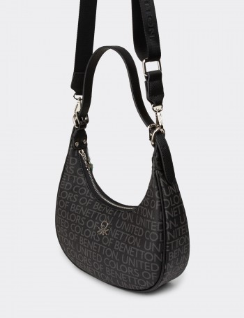Benetton Women's Black Shoulder Bag - B1641ZSYHY01