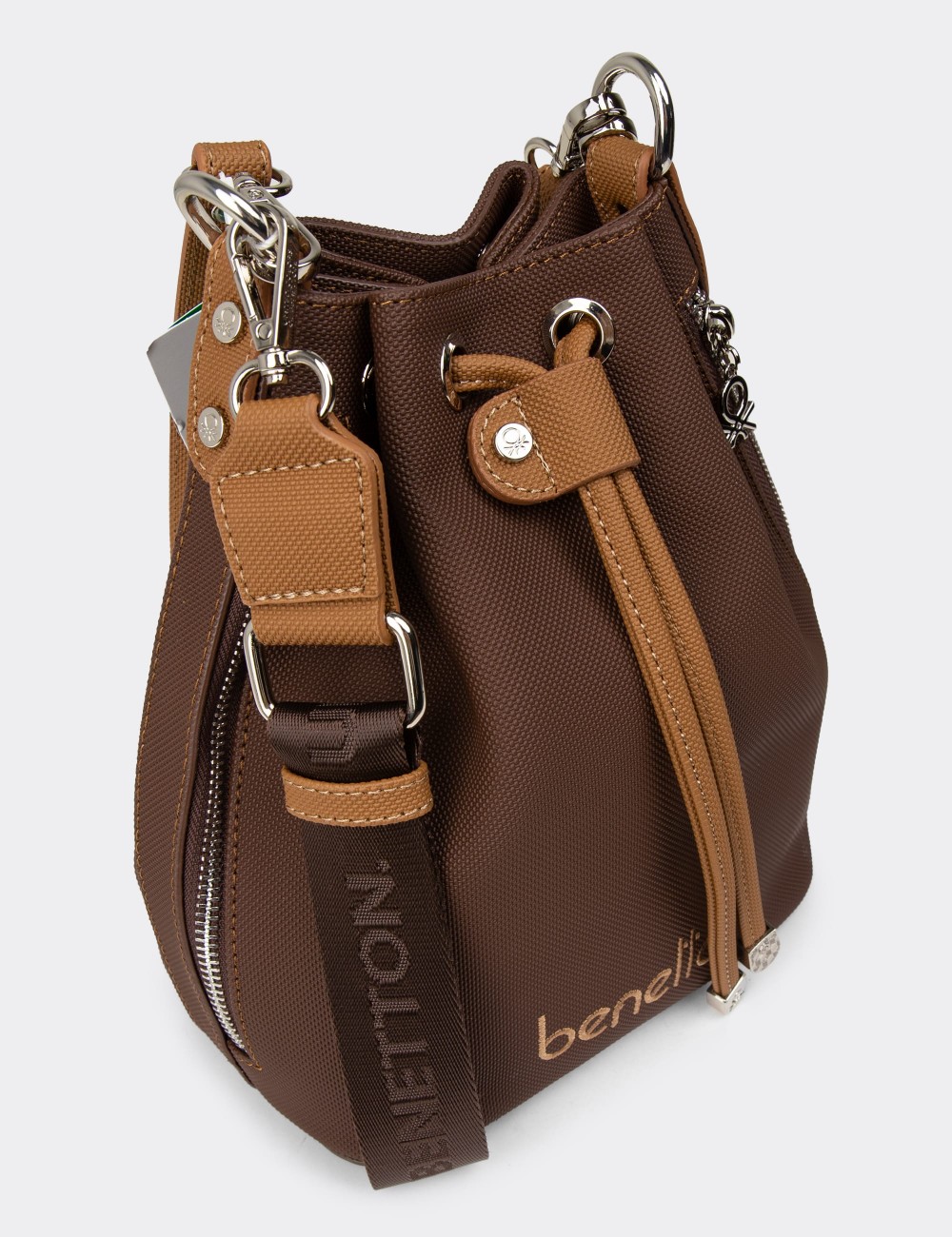 Benetton Women's Brown Shoulder Bag - B1650ZKHVY01