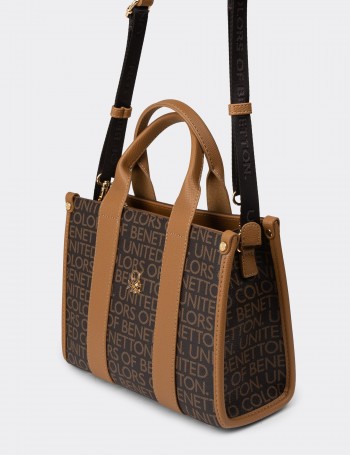 Benetton Women's Brown Shoulder Bag - B1640ZKHVY01