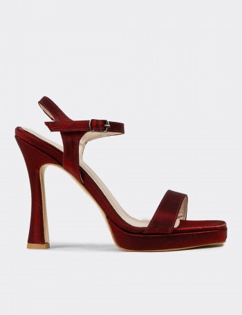 Women's Burgundy Heels