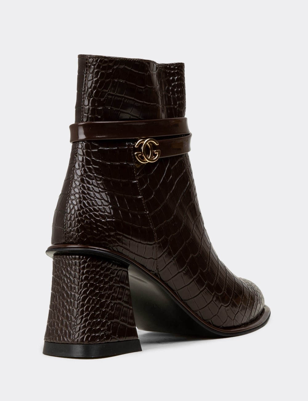 Women's Brown Boots - K1324ZKHVC01