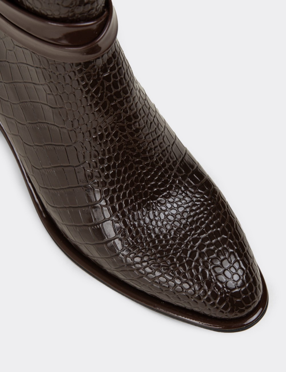 Women's Brown Boots - K1324ZKHVC01