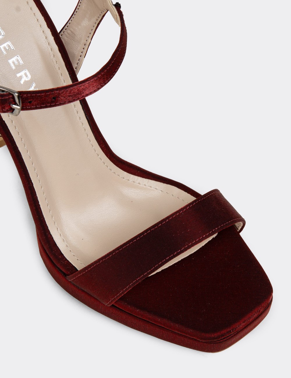 Women's Burgundy Heels - SM198ZBRDM01