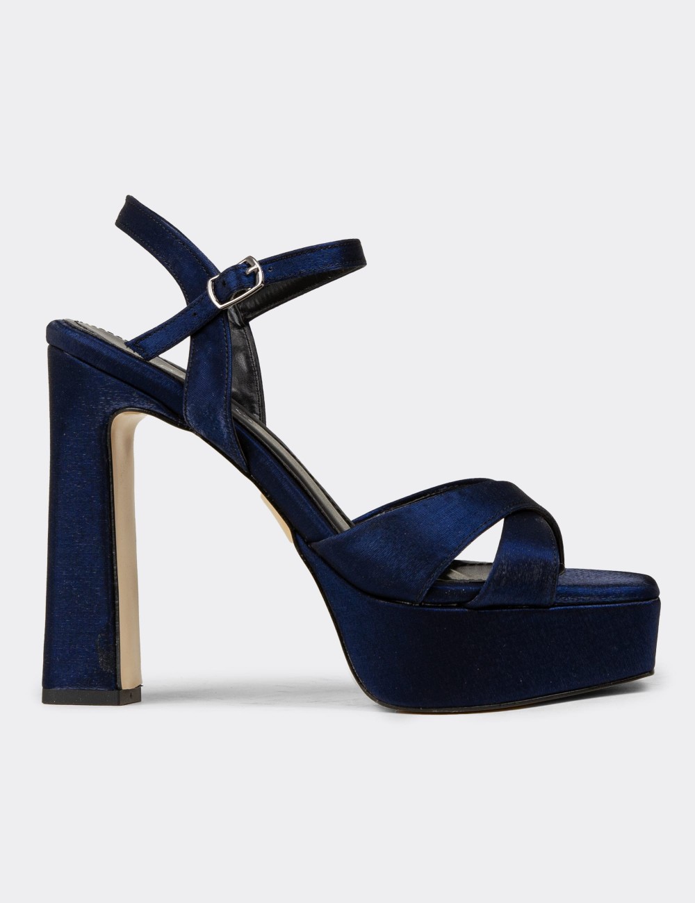 Women's Navy Heeled Pumps - SM210ZLCVM01