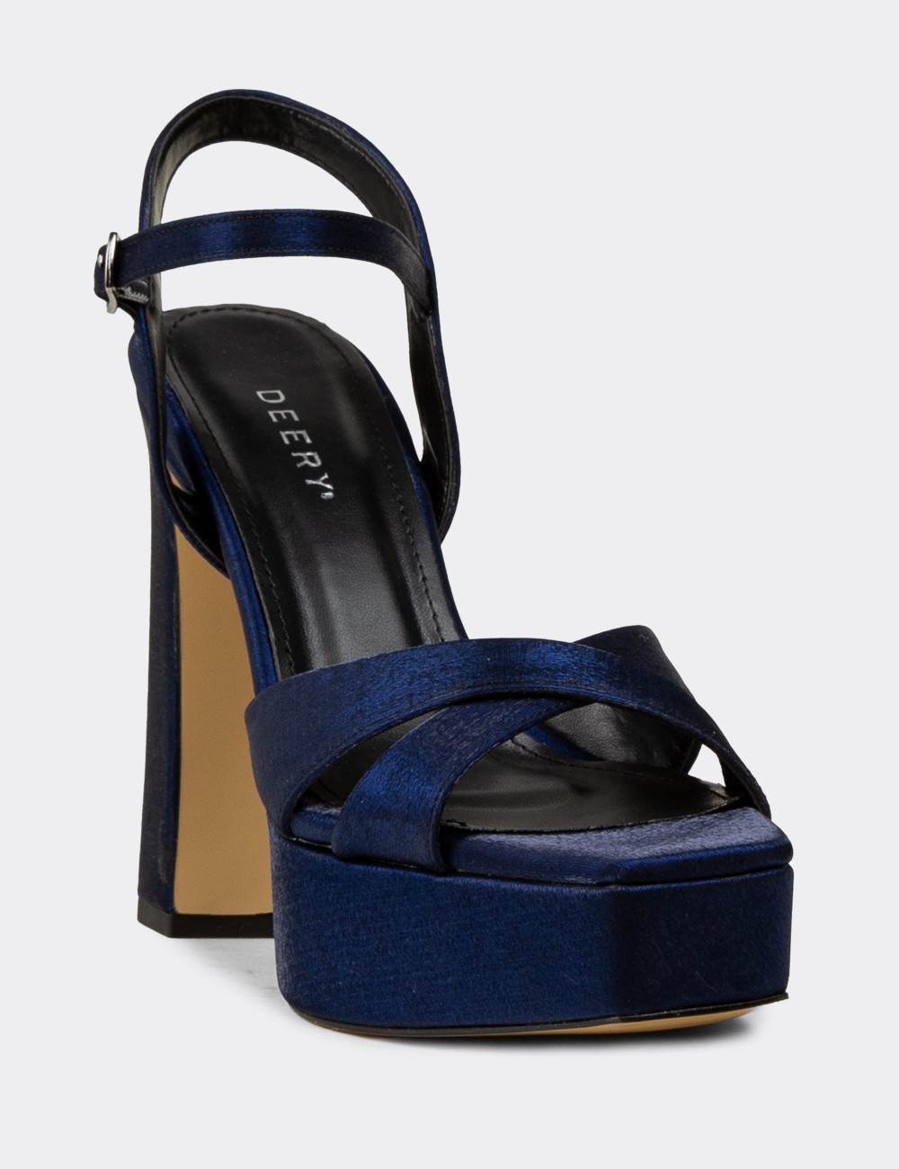 Women's Navy Heeled Pumps - SM210ZLCVM01