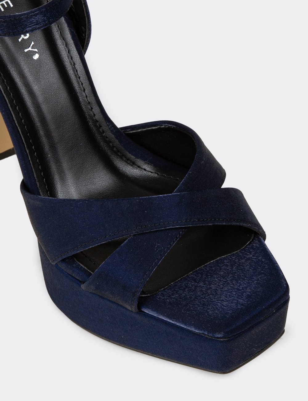 Women's Navy Heeled Pumps - SM210ZLCVM01