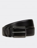 Leather Black Men's Belt