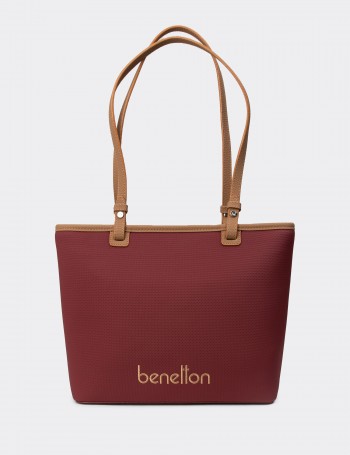 Benetton Women's Burgundy Shoulder Bag - B1655ZBRDY01