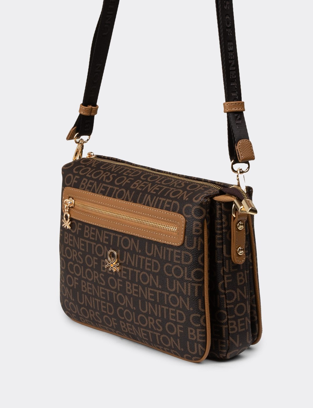 Benetton Women's Brown Shoulder Bag - B1637ZKHVY01