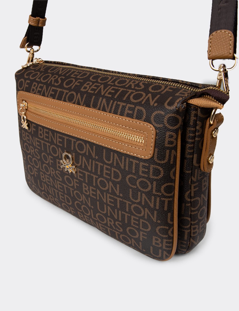 Benetton Women's Brown Shoulder Bag - B1637ZKHVY01