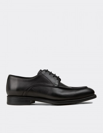 Men's Classic Black Leather Shoes