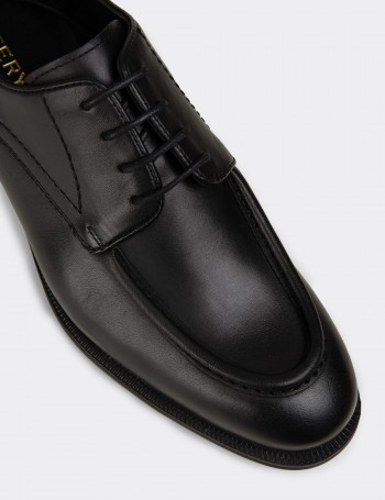 Men's Classic Black Leather Shoes