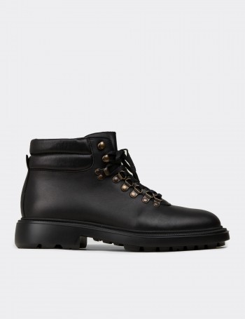 Women's Black Leather Boots