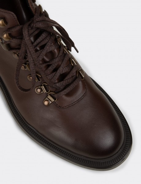 Men's Brown Leather Boots