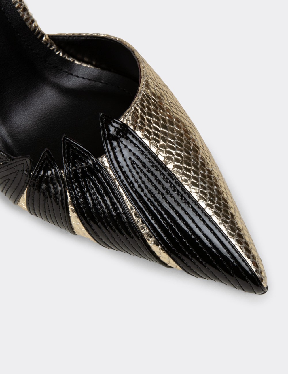 Women's Gold Heels - V0T29ZALTM01