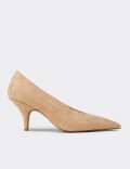 Women's Beige High Heels