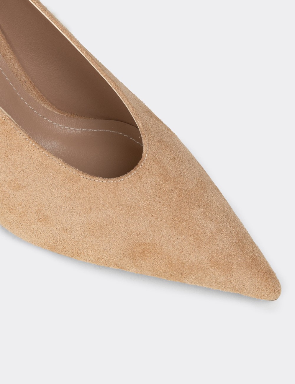 Women's Beige High Heels - V4034ZBEJM01