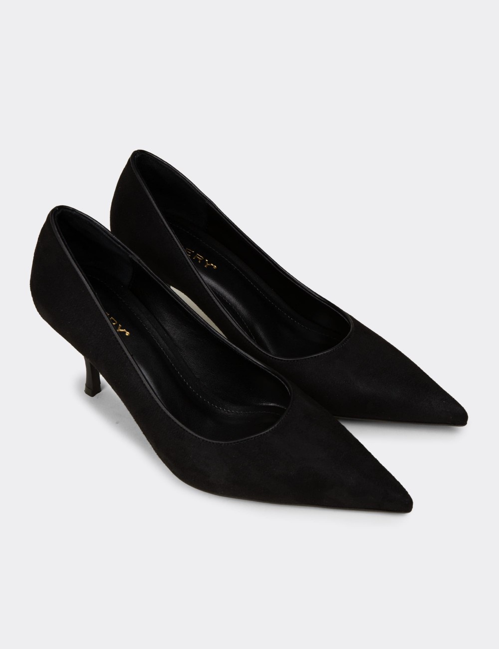 Women's Brown Suede Pointed Toe Stiletto - V4045ZSYHM01