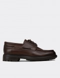 Men's Brown Leather Nautical Footwear