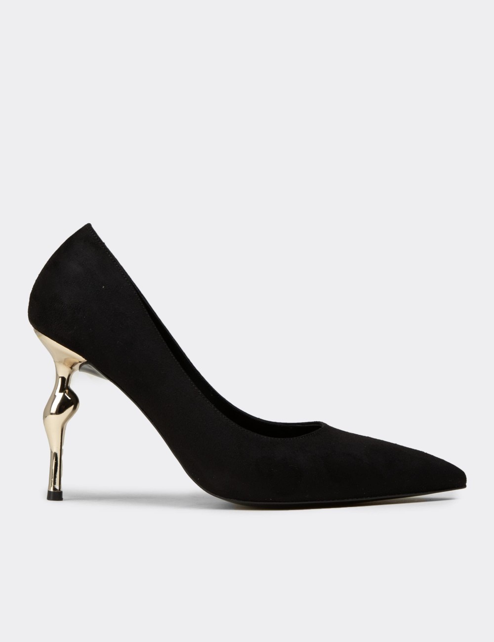 Women's Black Stiletto Heels - V9011ZSYHM01