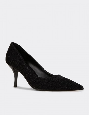 Women's Black Stiletto Heels