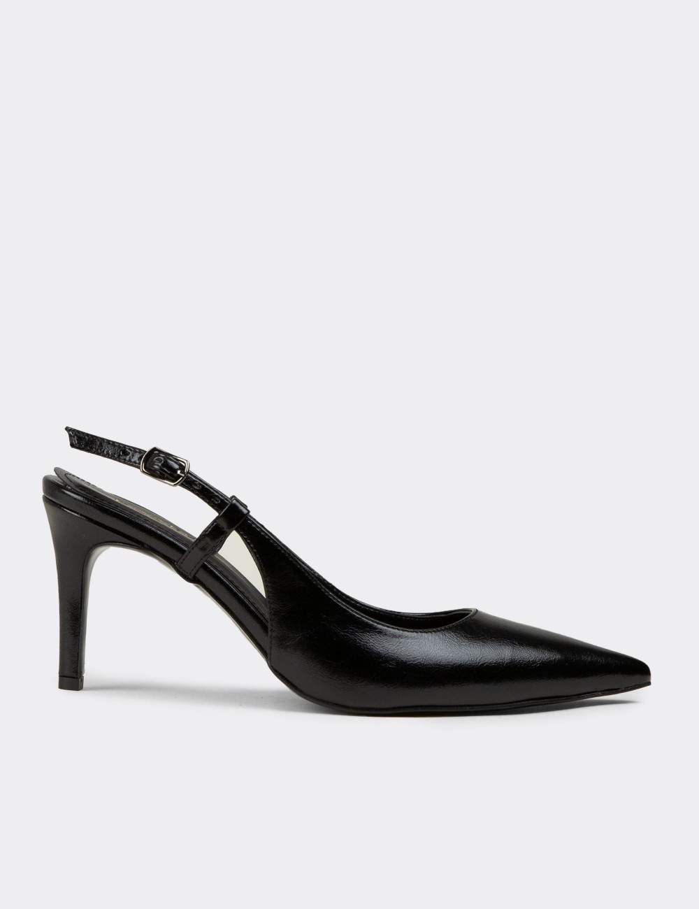 Women's Black Slingback Stiletto - RD420ZSYHM01