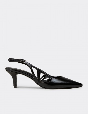 Women's Black Heeled Shoes