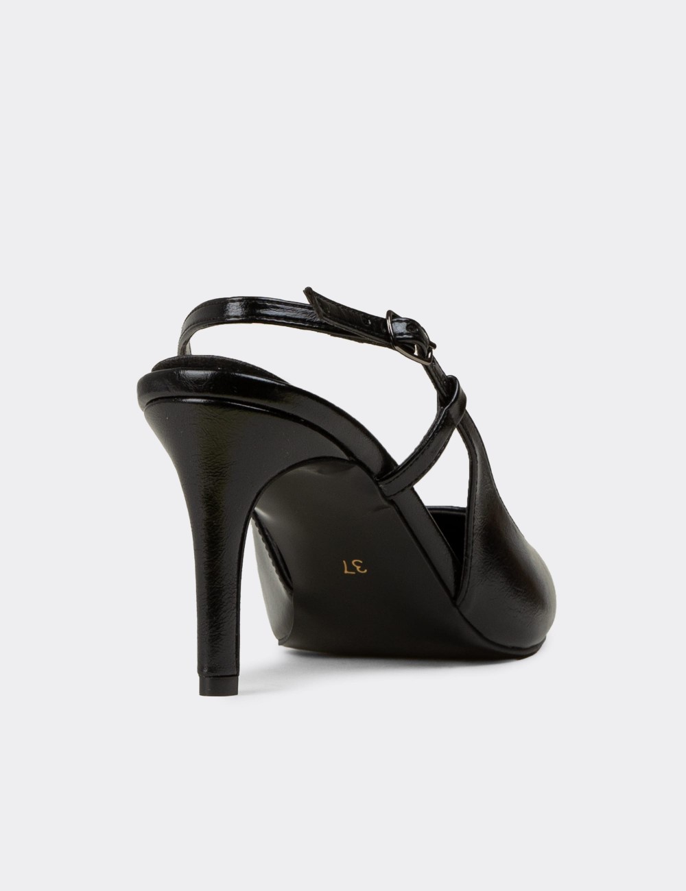 Women's Black Slingback Stiletto - RD420ZSYHM01