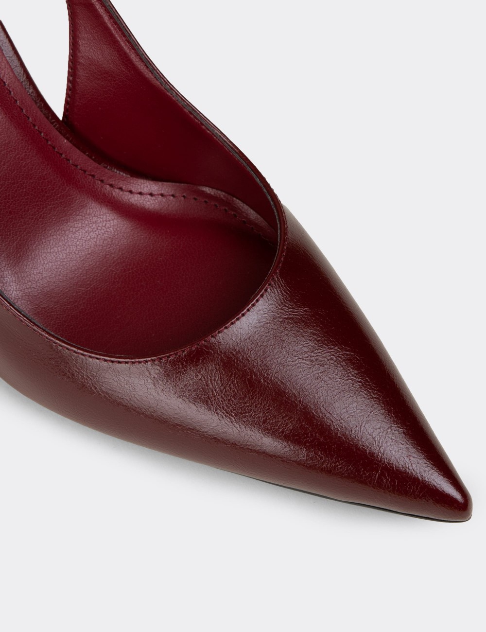 Women's Burgundy Slingback Stiletto - RD420ZBRDM01