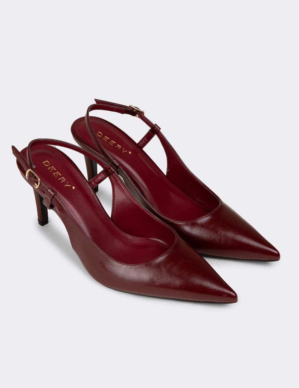 Women's Burgundy Slingback Stiletto - RD420ZBRDM01