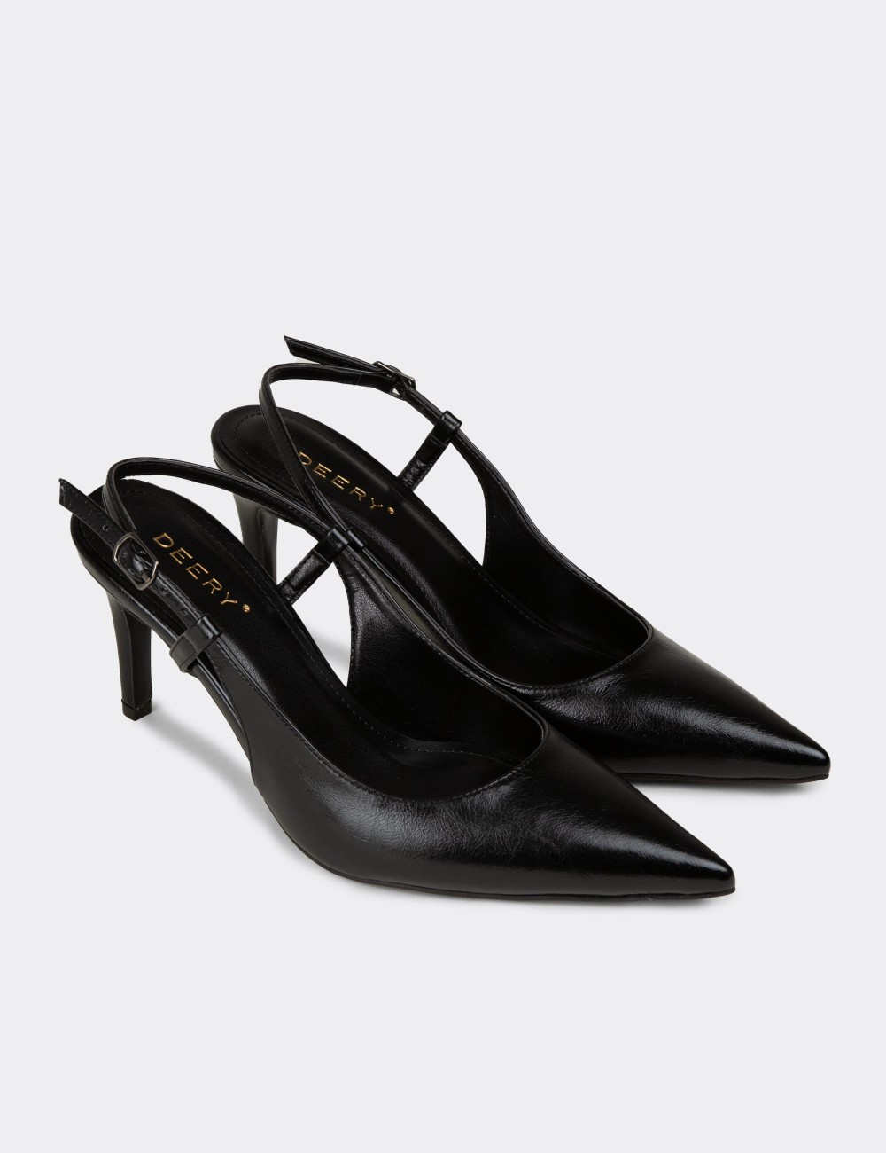 Women's Black Slingback Stiletto - RD420ZSYHM01