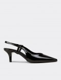 Women's Black Patent High Heels