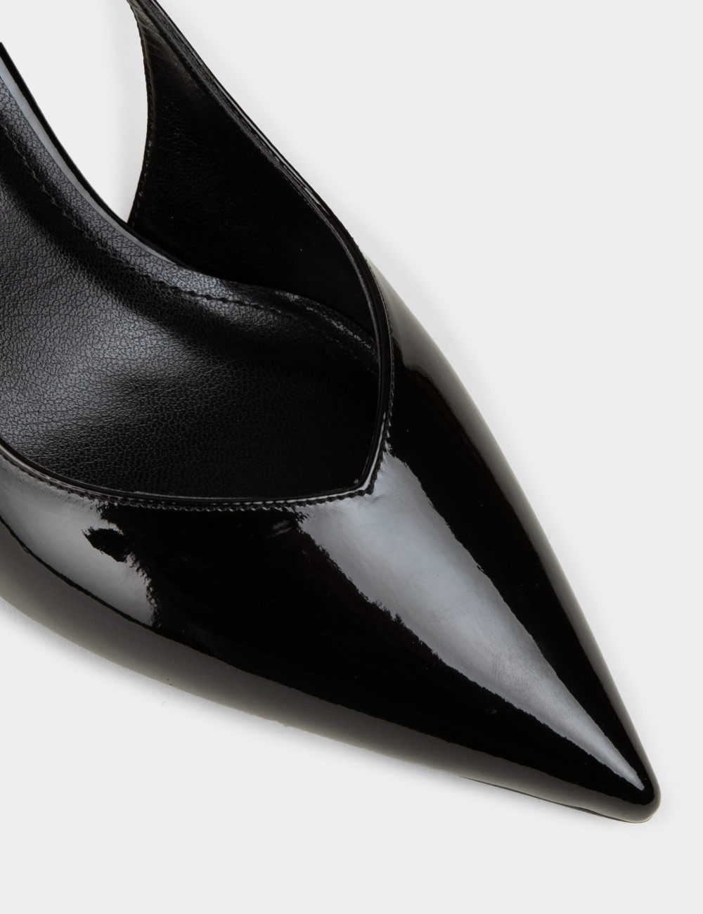Women's Black Patent High Heels - RD143ZSYHM01