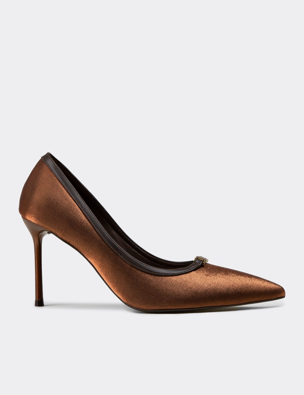 Women's Copper Stiletto Heels - V0T30ZKHVM01