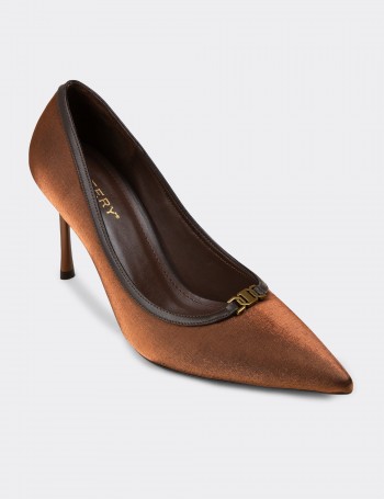 Women's Copper Stiletto Heels