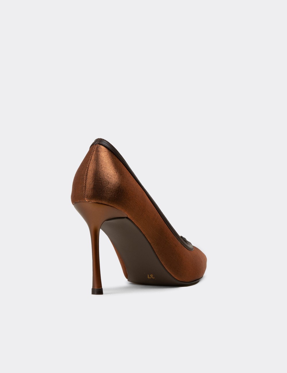 Women's Copper Stiletto Heels - V0T30ZKHVM01