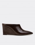 Women's Brown Mule