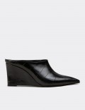 Women's Black Mule