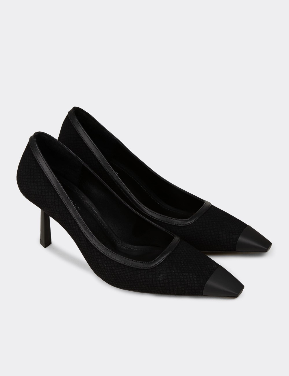 Women's Black Stiletto - V0130ZSYHM01
