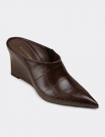 Women's Brown Mule