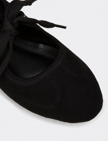 Women's Black Ballet Flat - RD200ZSYHC01