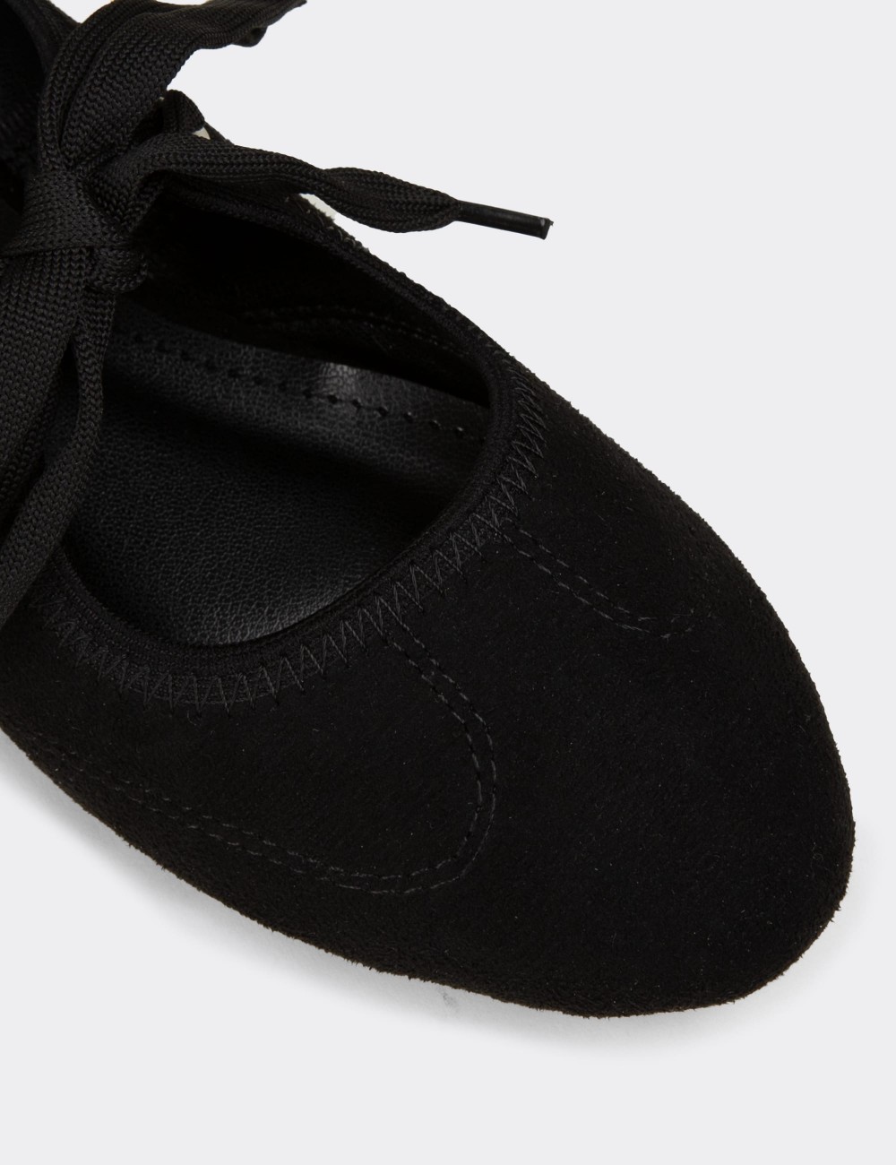 Women's Black Ballet Flat - RD200ZSYHC01