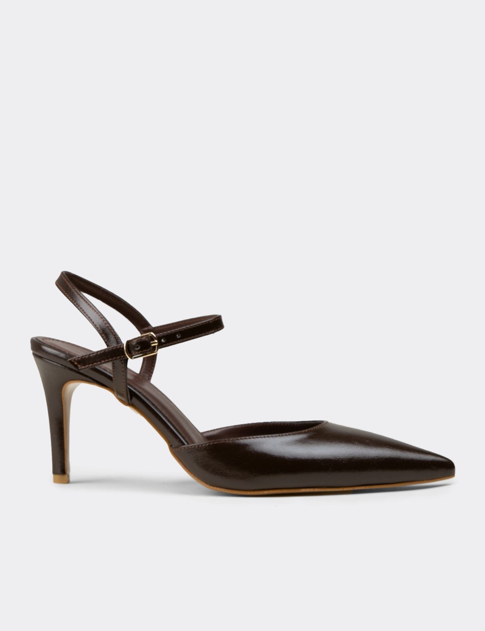 Women's Brown Heels - RD030ZKHVM01