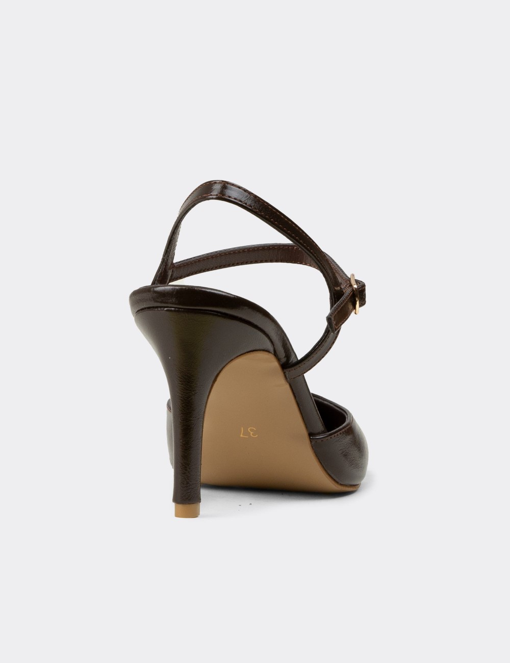 Women's Brown Heels - RD030ZKHVM01
