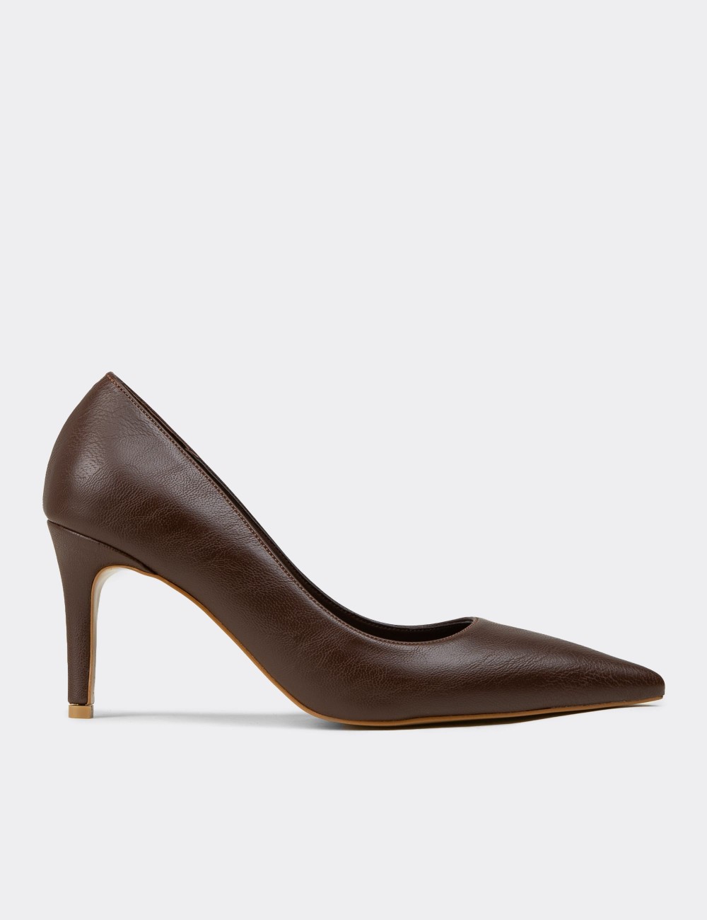 Women's Brown Stiletto Heel - RD005ZKHVM01