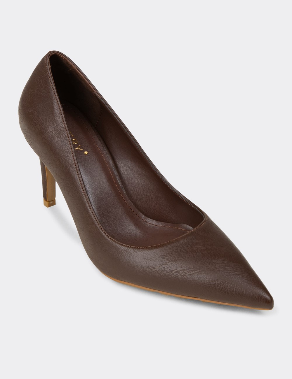 Women's Brown Stiletto Heel - RD005ZKHVM01