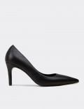 Women's Black Stiletto Heel
