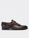 Mink Calfskin Leather Classic Shoes