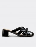 Women's Black Mule