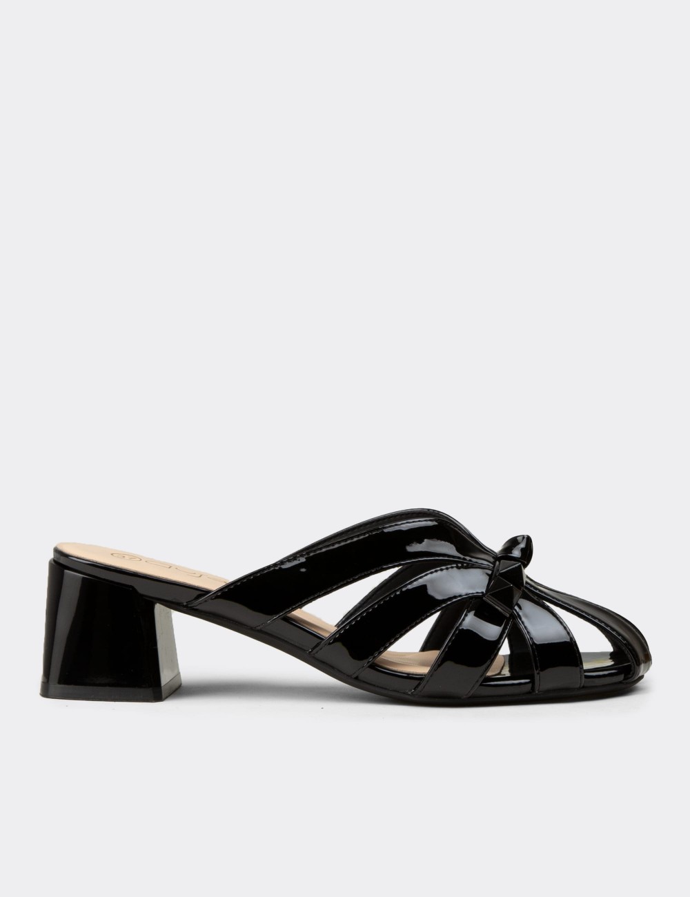 Women's Black Mule - 26492ZSYHP01